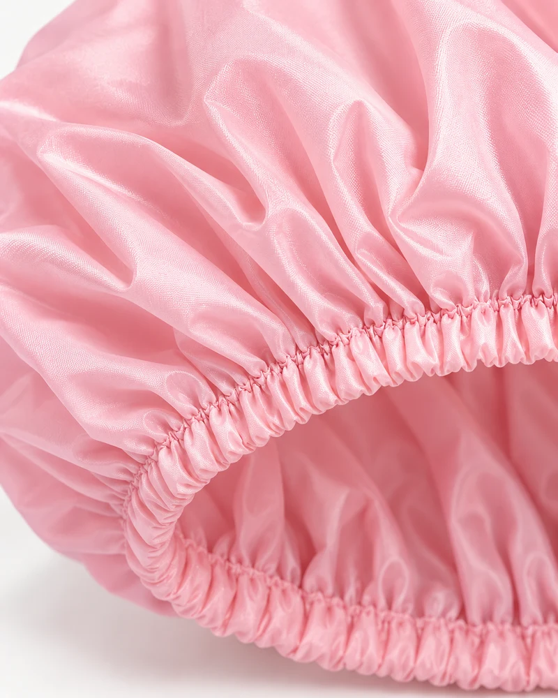 Reusable elastic shower cap