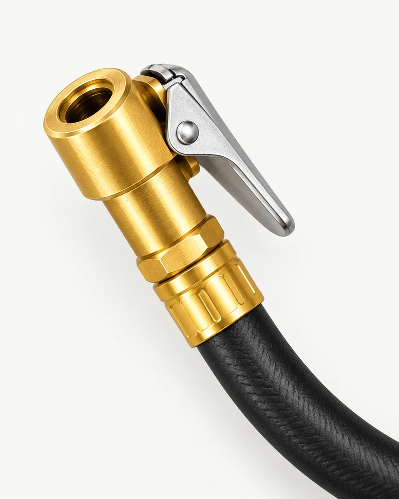 Digital tire inflator gauge