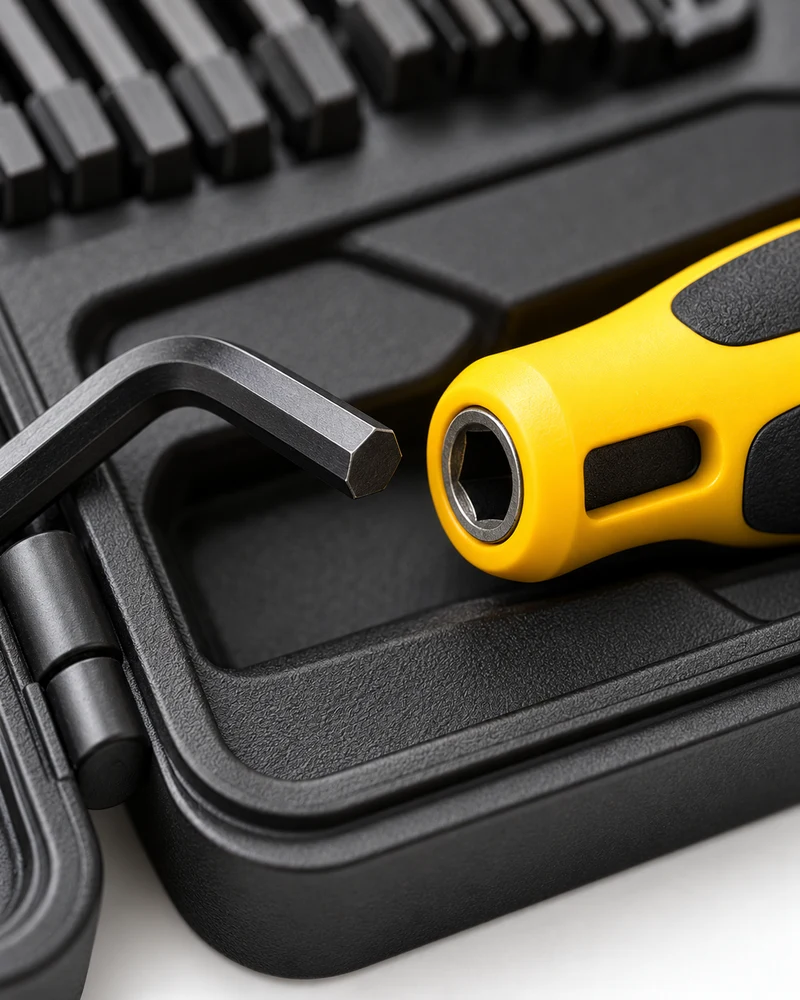 Metric and SAE hex key set