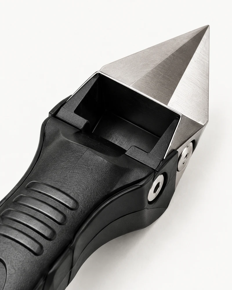 Caulk removal and finishing tool