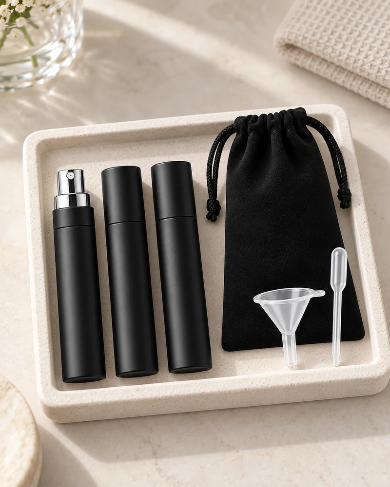 Twist-up travel atomizers, set of three