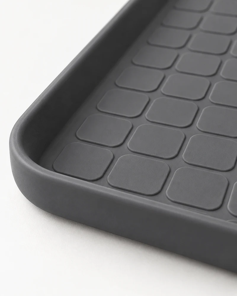 Silicone under-sink mat