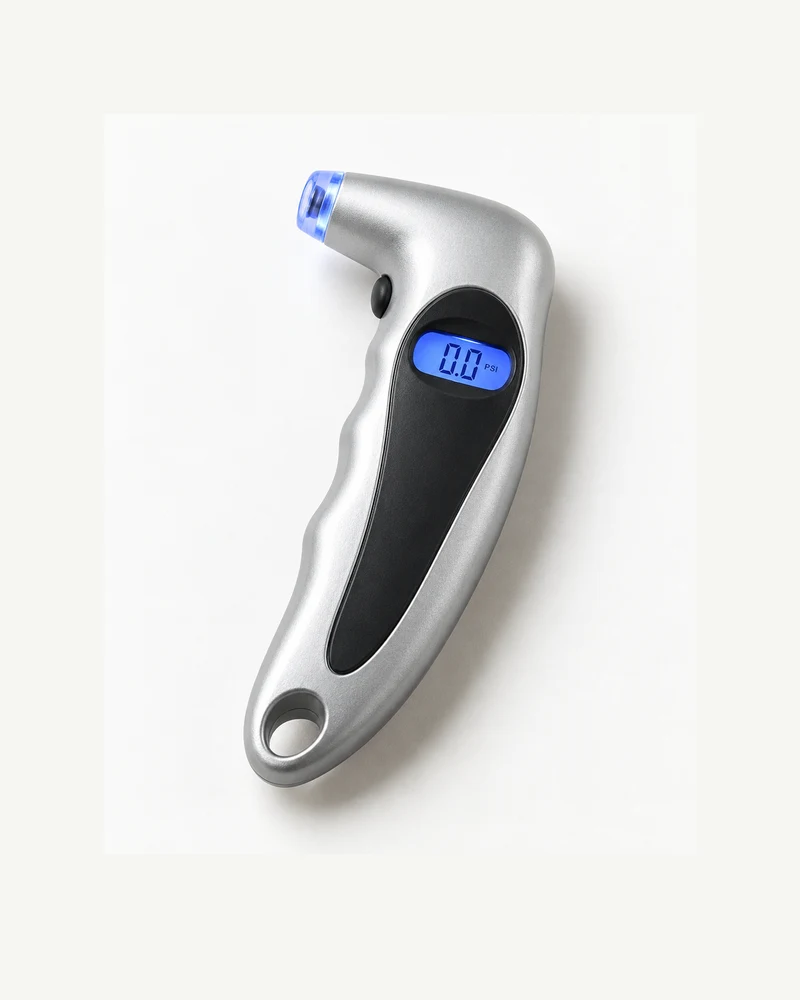 Pocket digital tire gauge