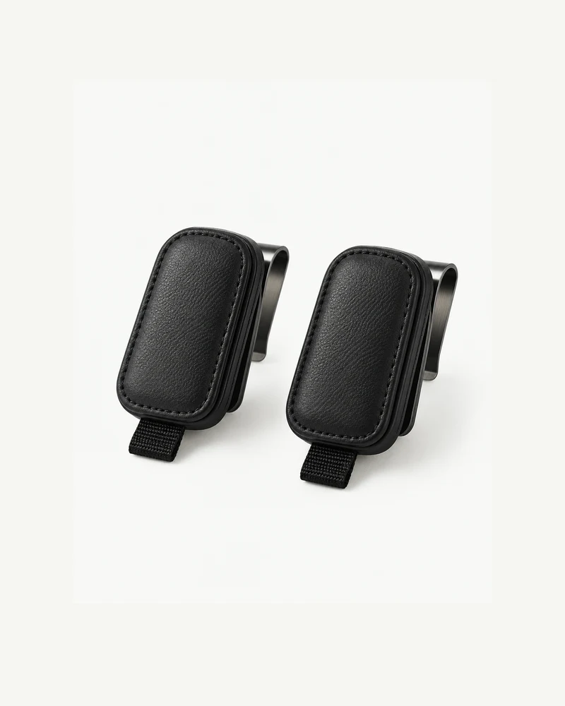 Visor sunglasses clips, pair