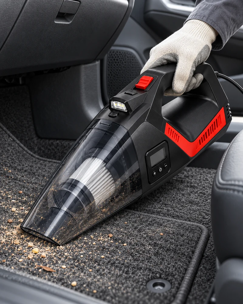 12V vacuum and tire inflator