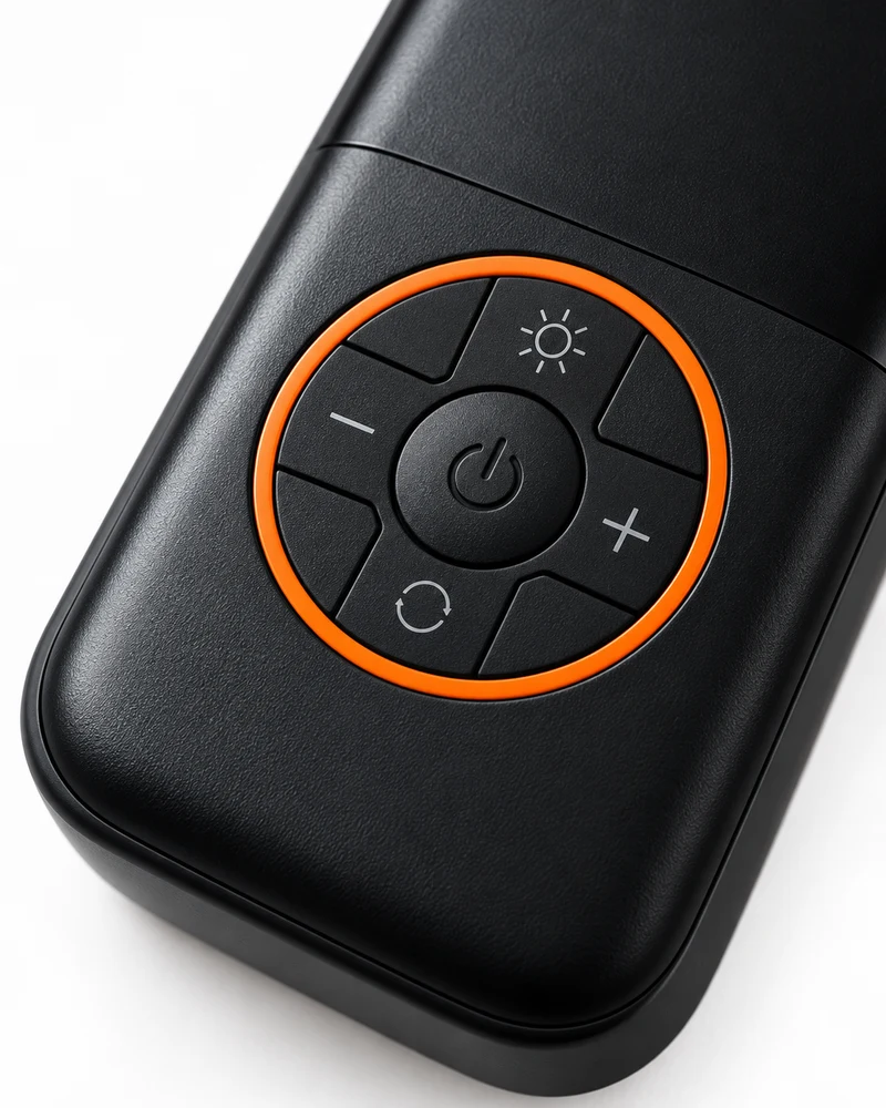 Flat rechargeable tire pump