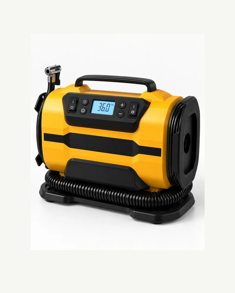 Home-and-car dual-mode air pump