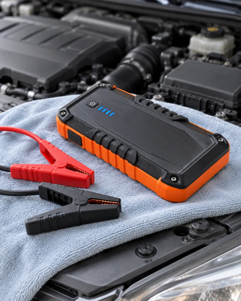 Compact 12V jump starter