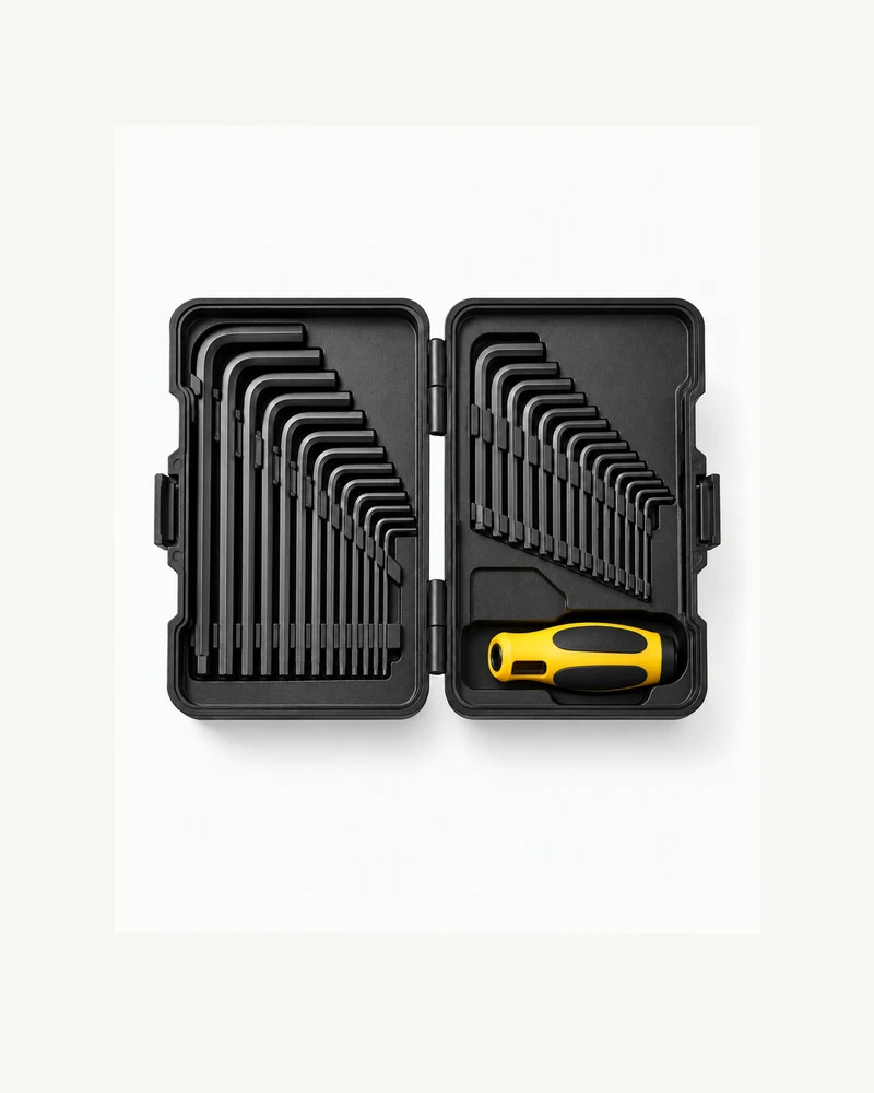 Metric and SAE hex key set