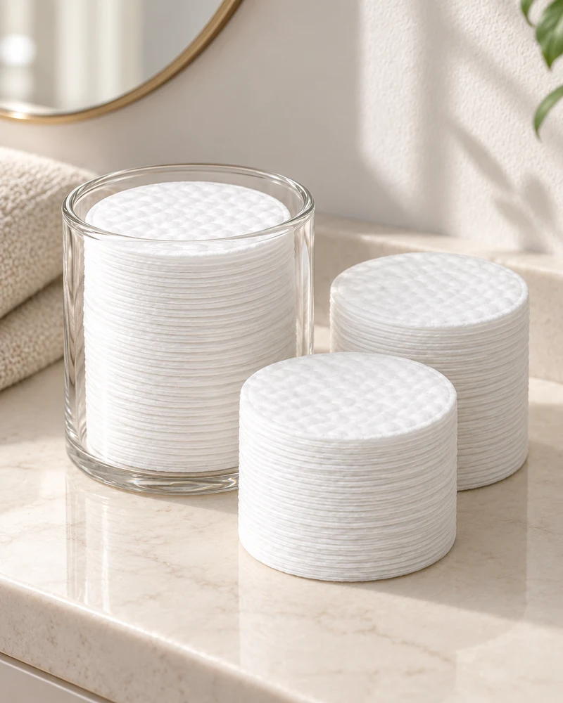 Cotton cosmetic rounds, pack of 300