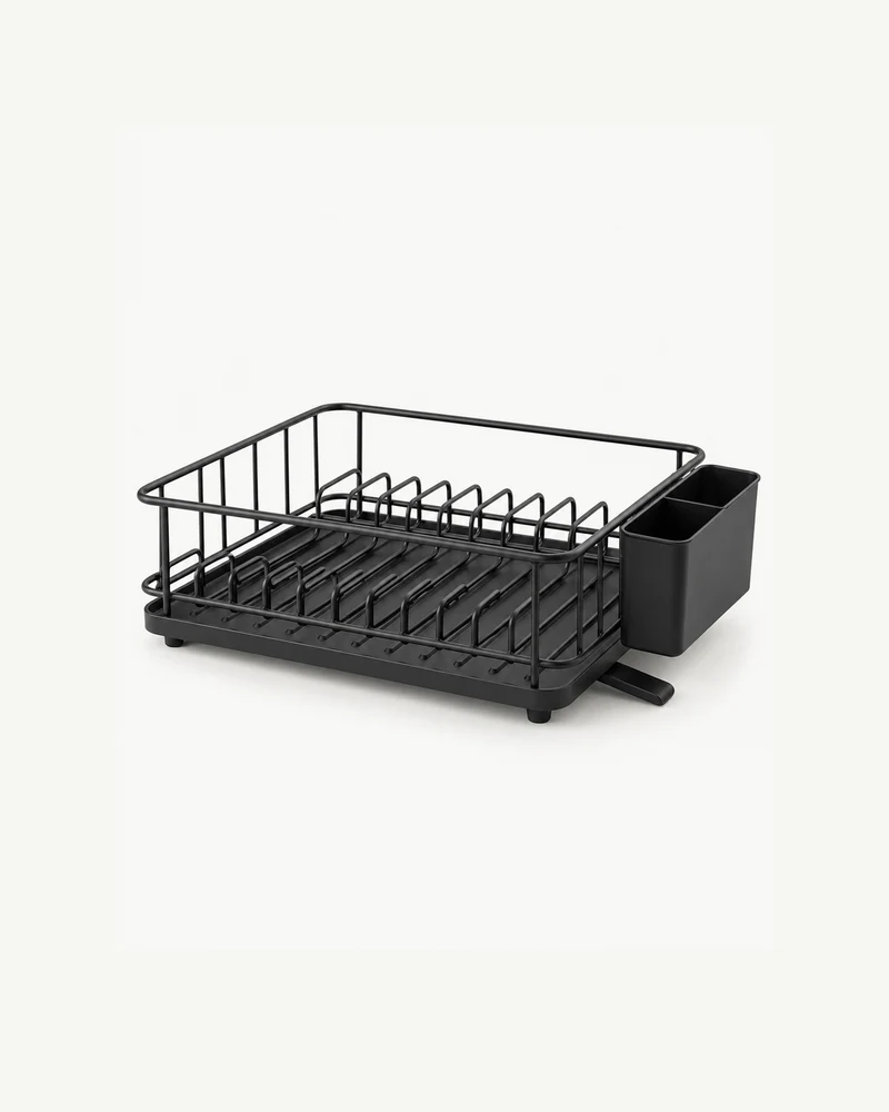 Compact dish drying rack