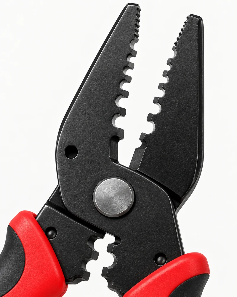 Wire stripper and crimper