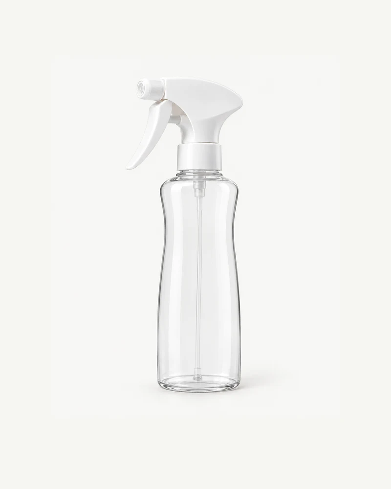 Continuous-mist spray bottle
