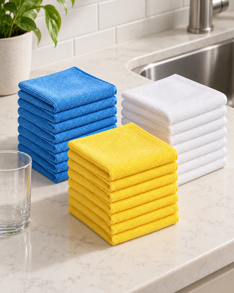 Microfiber cleaning cloths, pack of 24