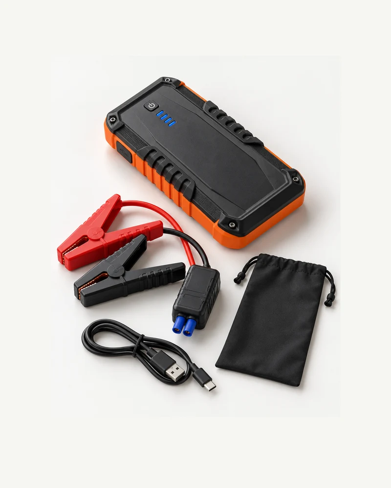 Compact 12V jump starter
