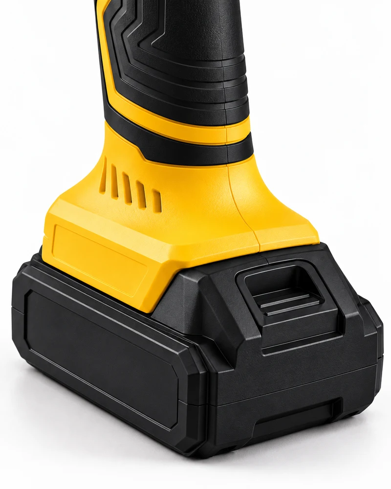 Handheld dual-power tire inflator